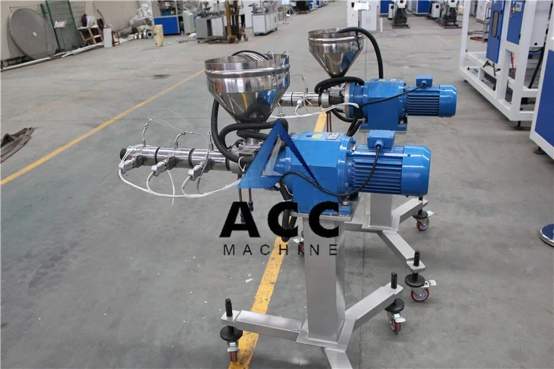 Lab Scale Single Screw Plastic Extruder Machine