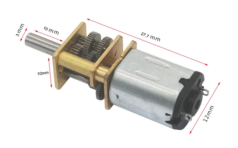Микро-редуктор N20,Редукторный Двигатель Постоянного Тока С Высоким ...