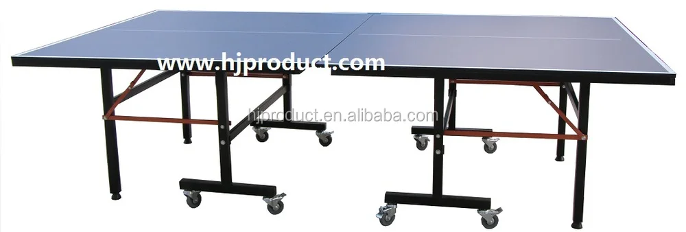 Обычный стиль легко собирающийся студийный складной перемещение 8 колес нога стол для настольного тенниса