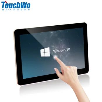 Industrial Metal plus rugged glass 10.1 touch screen usb monitor, android windows10 Touch PC optional