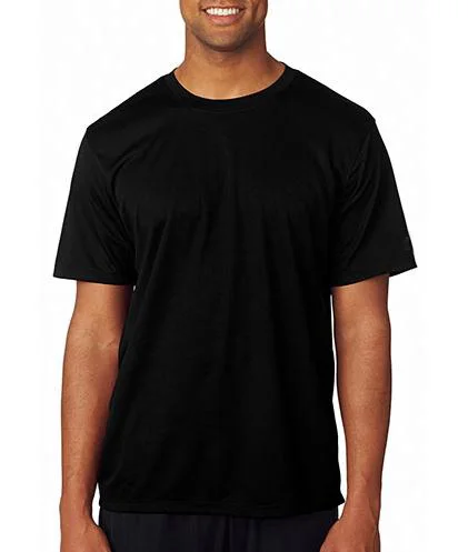 plain black dri fit t shirt