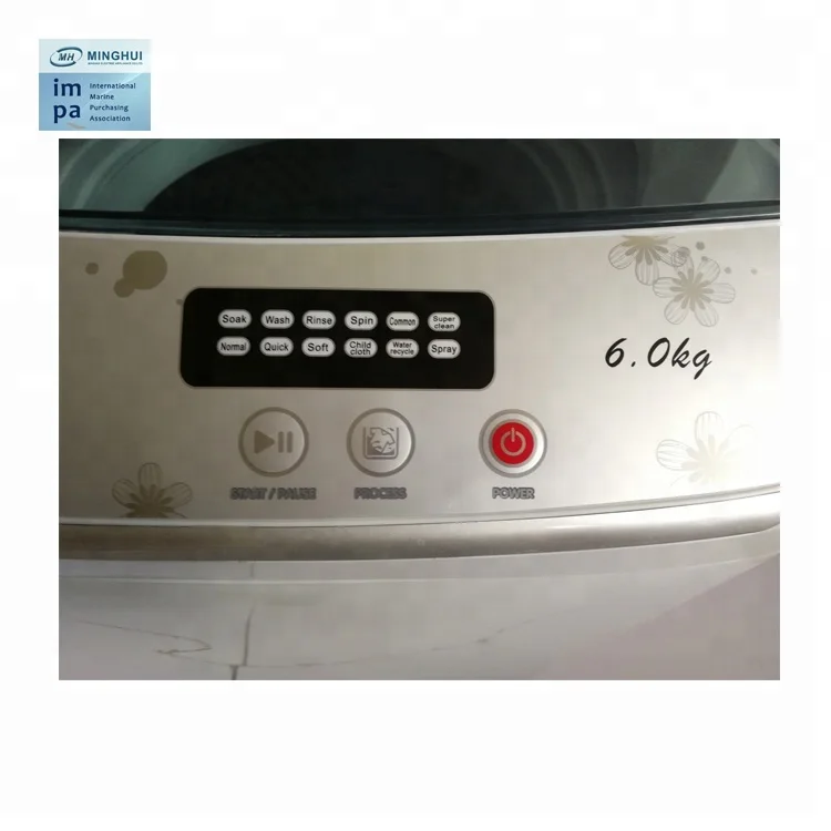 Marine application fully automatic washing machine top loader 6 kg