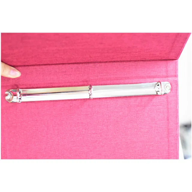 Деловой портфель a4 из высококачественной ткани/льна, папка для файлов с 3 кольцами на заказ