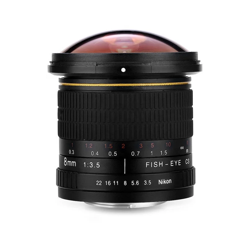 Super Wide Angle Anamorphic Circle Fisheye Fish Eye Dslr Lenses Camera Lens