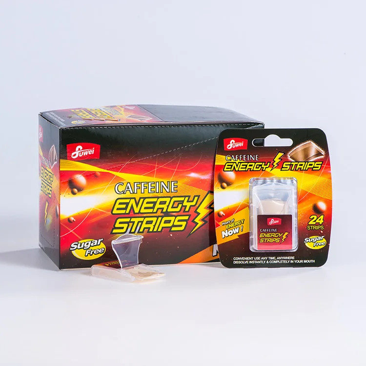Energy Function and Sports Supplements Caffeine Energy Strips