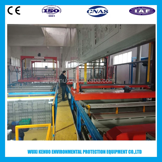 Автоматическая линия по производству гальванических деталей из АБС-пластика для автозапчастей