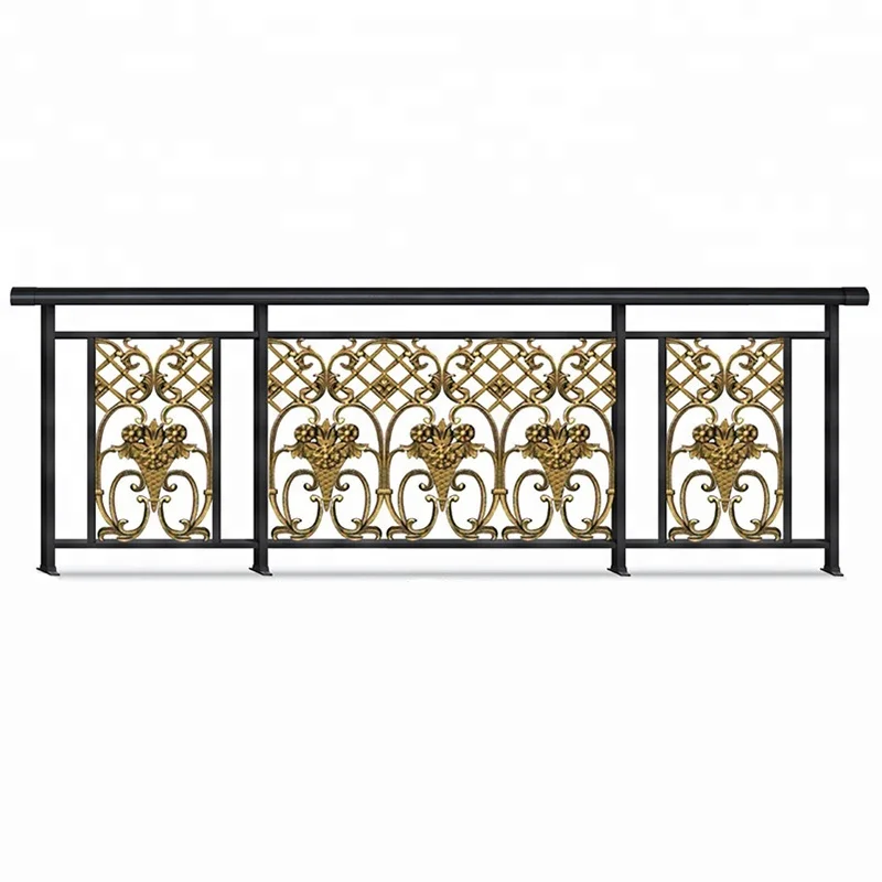 Iron Grill Design for Balcony  Aluminum Balustrades for Deck Railing Designs for Front Porch