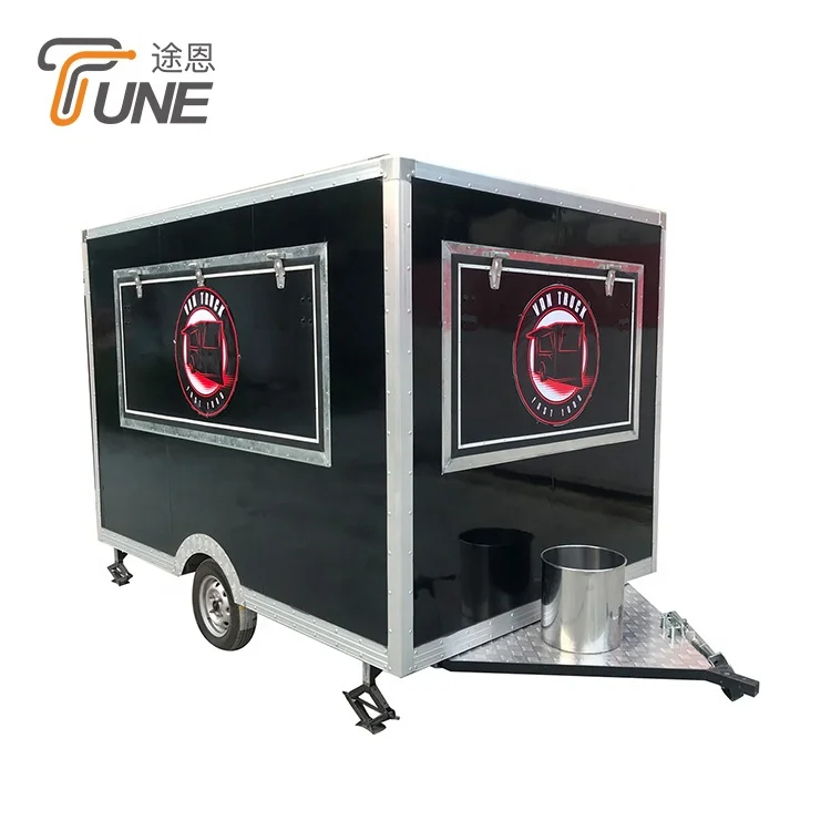 TUNE Mobile Mini Food Cart With Wheels Ice Cream Truck Food Kiosk for Sale