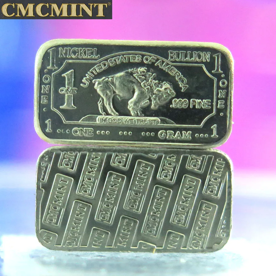 Price Of Nickel Per Gram Metal Crafts 1 Gram 999 Fine Nickel Buffalo