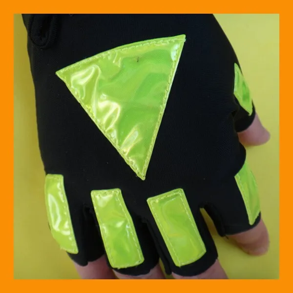 High Visibility Reflective Traffic Gloves Safety Control Road Guard Safety Gloves