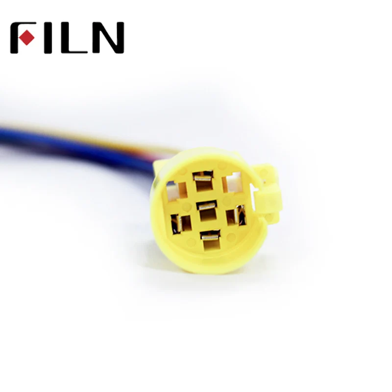19mm Metal Push Button Switch Flat Pins Wire Connector,socket Plug,harness 20cm 15cm 30cm