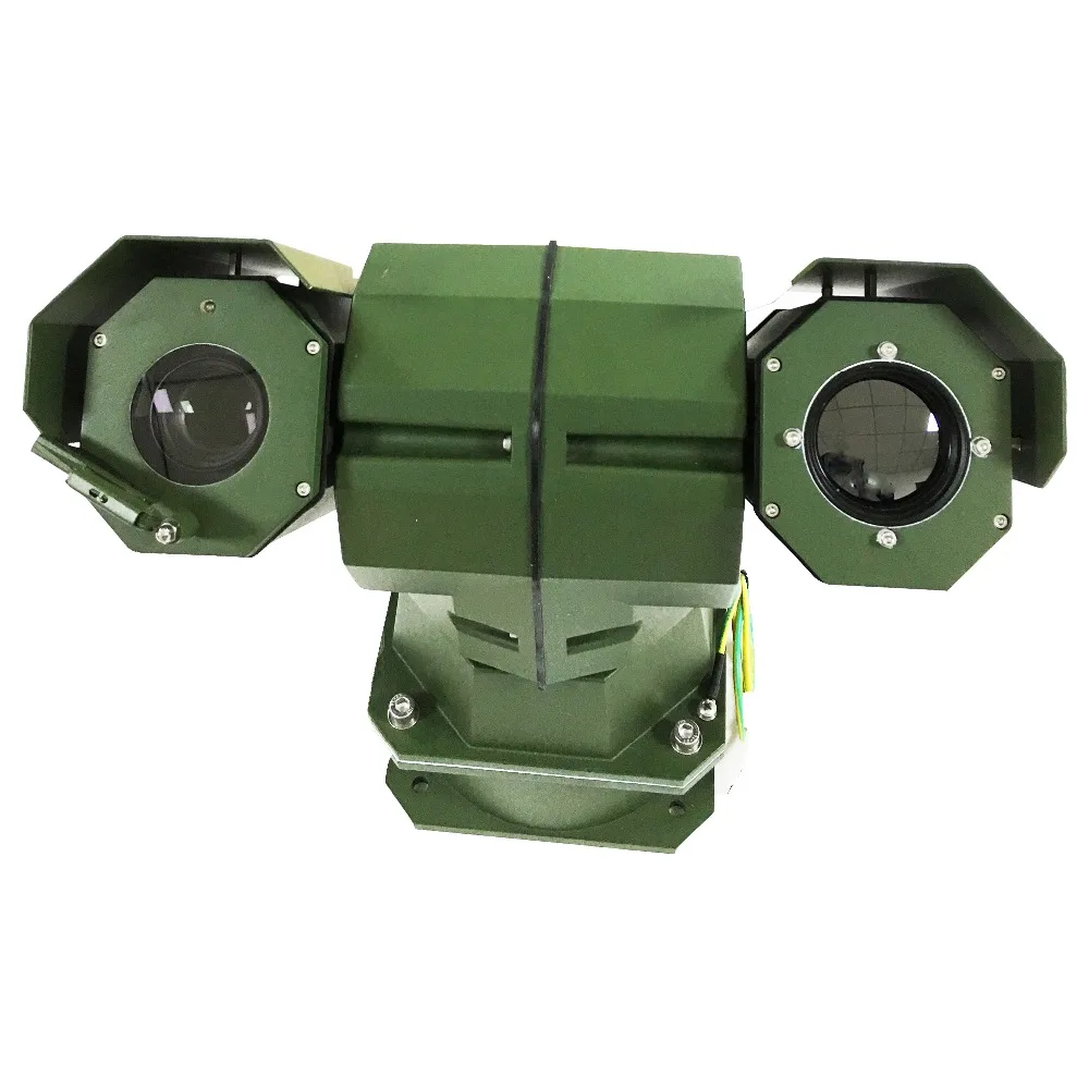 Professional Dual Sensor Long Distance PTZ IP CCTV Night Vision Thermal Imaging Camera