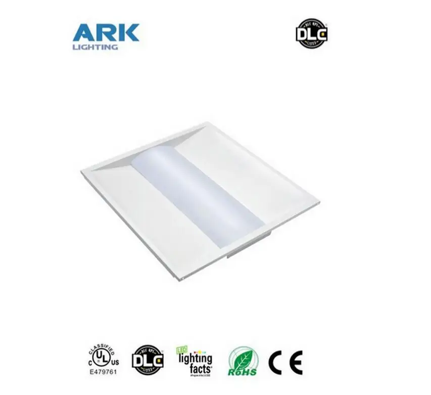 Factory price DLC listed 130-140LM/W 4000k 3500k 2x2 2x4 led troffer