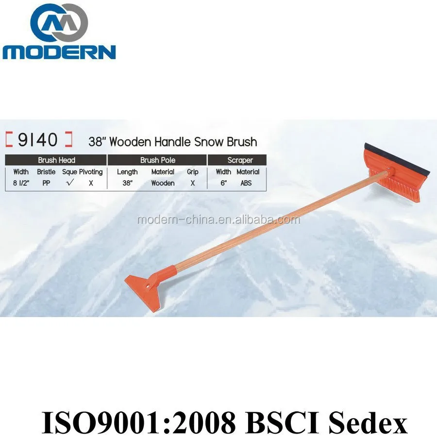 38 дюймов деревянной ручкой снег щетка