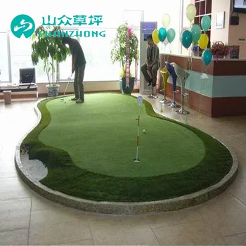 Best Indoor Outdoor Golf Putting Green Synthetic Grass Green (customized), green 3/16 inch 10 mm