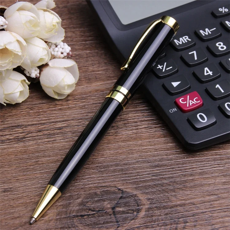 Последняя акция подарок шариковая ручка с индивидуальным логотипом роскошная из тяжелого металла золотым