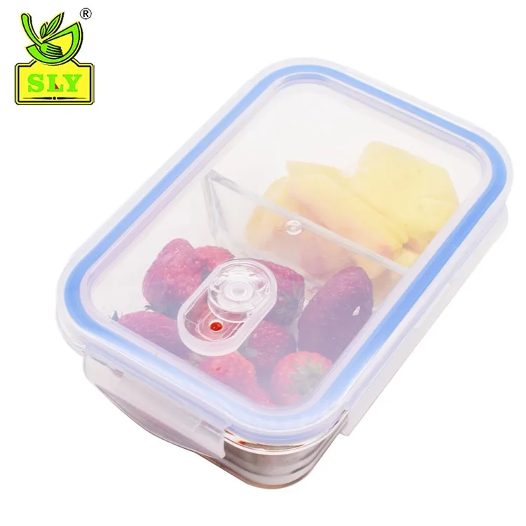 Best Ing 2 Compartment Bento Lunch Box Gl Oven Microwave Safe Food Container Product On Alibaba Oven Microwave Safe Food Container