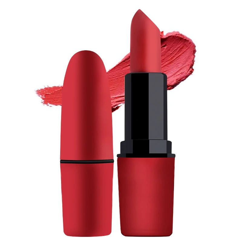 hot red lipstick matte