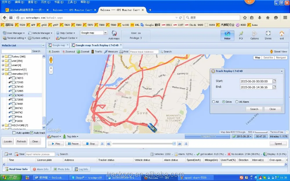 For Gps tracker Device QUECLINK GV200,GMT100,GV200G,GV300,GV300C,GV500,GV65,GV55,GT200,GT300,GT500 Gps Tracking Software System