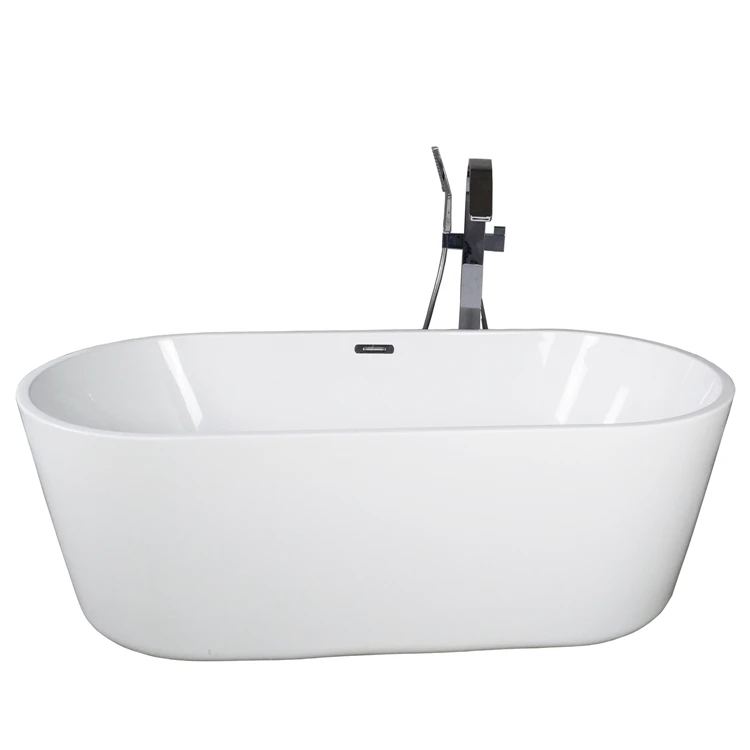 ホワイトバスタブ 自立型150cm 標準的なアクリル製浴槽