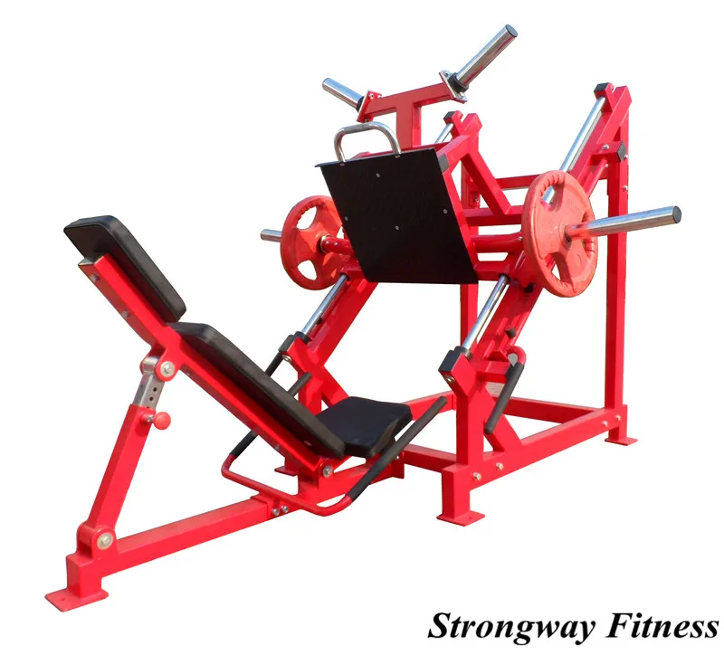 Commercial Gym Smith Fitness Machine Body Building 45 Degree Leg Press ...
