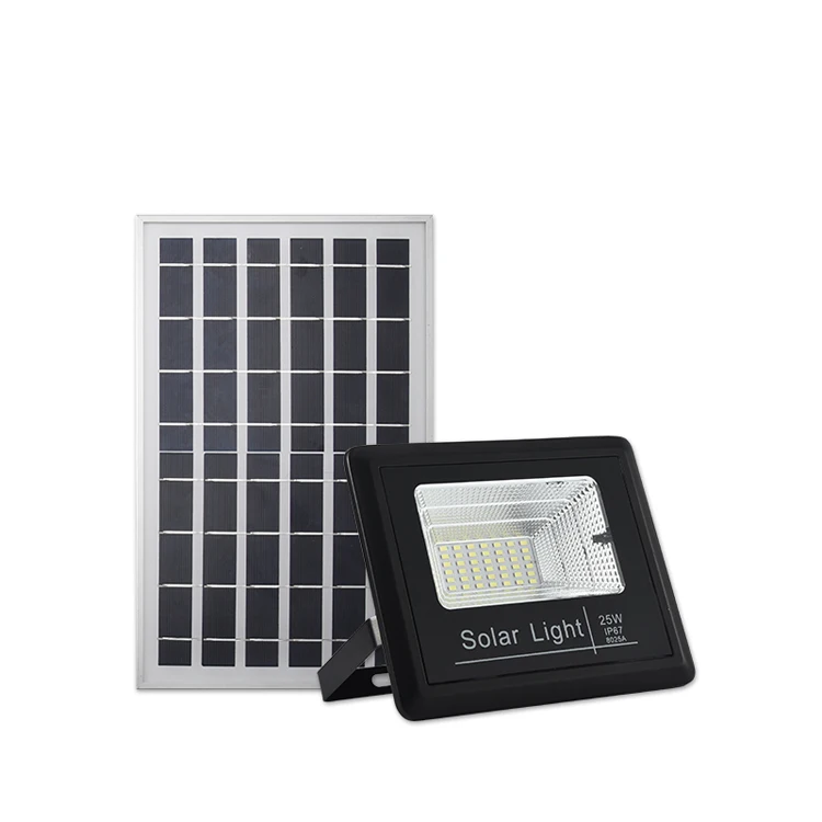 25w warm pure white high quality outdoor waterproof ip67 LED solar flood light