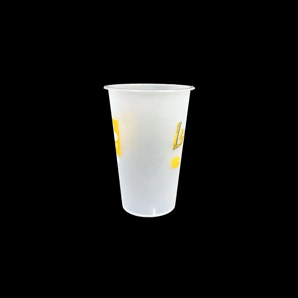 700 мл одноразовая многоразовая пластиковая чайная чашка с пузырьками для авиакомпании настраиваемый логотип оптовая