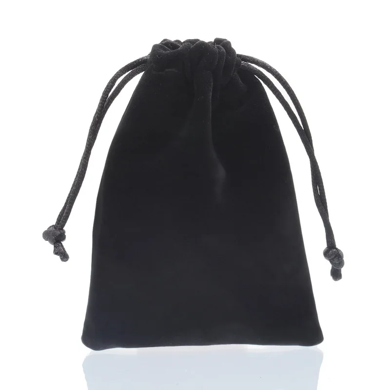 suede drawstring pouch