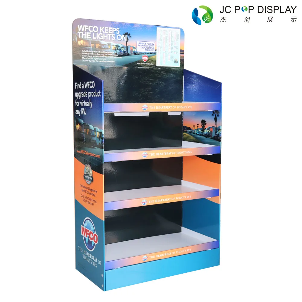 Custom Product Display Racks - Foldable & Recyclable