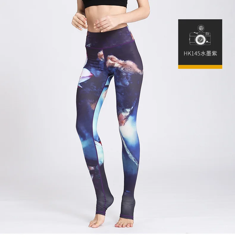 Pantalones De Mujer Elástico De Yoga Leggings Fitness Runnin 
