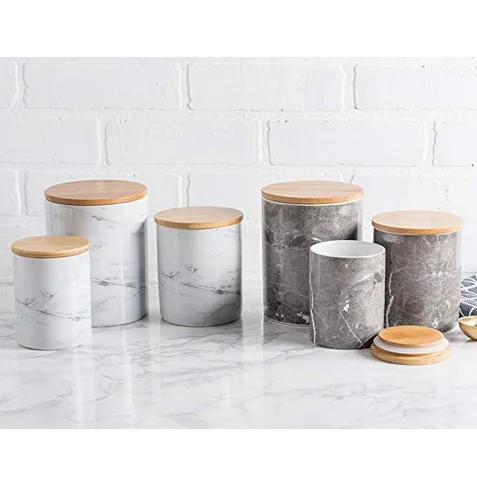  ceramic food storage jar with wooden lid for home and kitchen-56