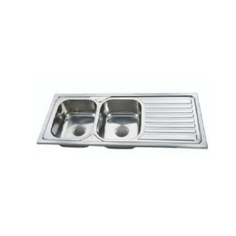 Jdb 12050 Jomola Modern Double Bowl Stainless Steel Sink With Drainboard Buy Double Bowl Stainless Steel Sink With Drainboard Built In Drainboard Kitchen Sink Small Double Kitchen Sink Product On Alibaba Com