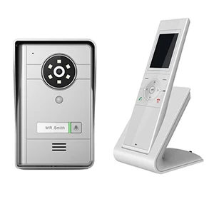 DIY Kit Digital Wireless Video Intercoms Numerique Sans Fil Portier Video Digitali Senza Fili Videocitofonico