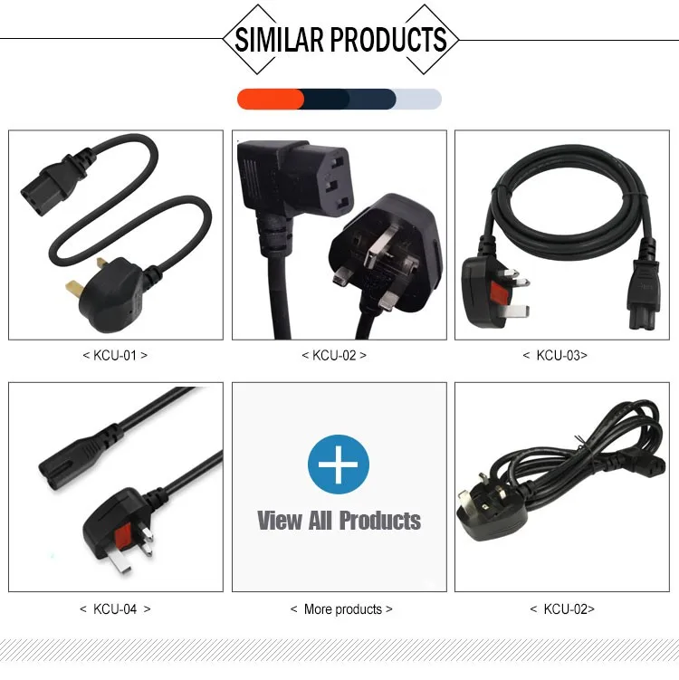 Universal Computer Cable Connector 3 Prong 1m Uk 3 Pin To Iec C5 Power