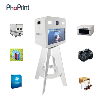 photobooth with camera Social Media Photos Printer Kiosk picture sharing