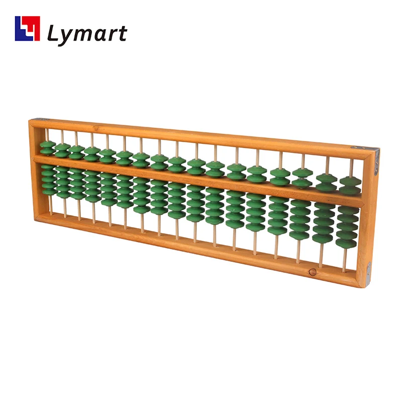Jade Green Bead Large Big Teacher Wooden Abacus for Math