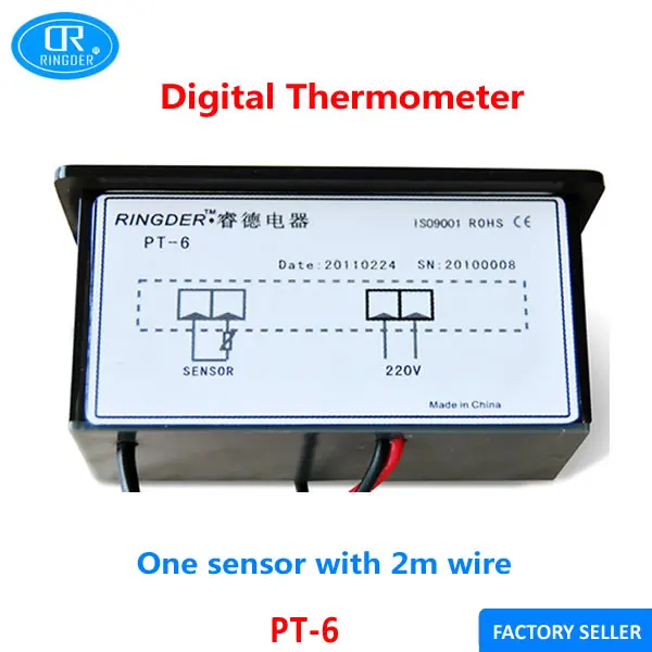 RINGDER PT-6 Low Price Digital Temperature Thermometer Meter Indicator =  Tpm-910 - Buy RINGDER PT-6 Low Price Digital Temperature Thermometer Meter  Indicator = Tpm-910 Product on