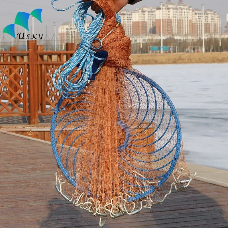 Big Fishing Hand Net Fishing Cast Net Fishing Nets for Sale