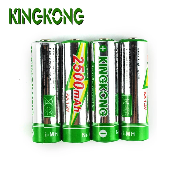 
 Перезаряжаемая батарея KingKong 2500mah AA 1,2 V Ni-MH  
