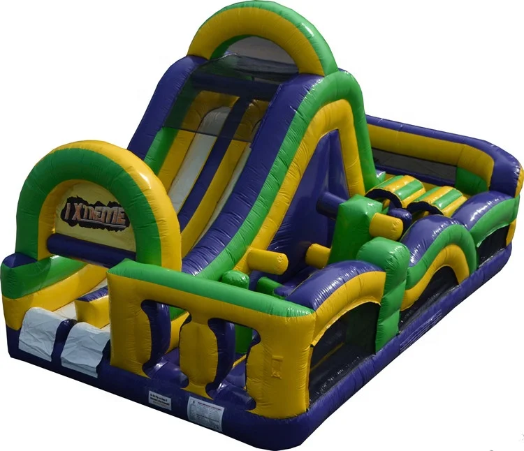 9 by 6 Meter Obstacle Course and Inflatable Slide 2020 Hot Sale Big Inflatable Sport Games Sale Discount Now