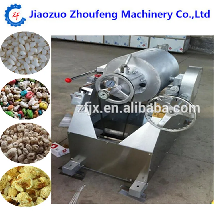 Big Capacity Explosion Puffing Rice Corn Grain Machine