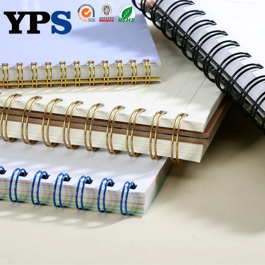 1/4"-1 1/2" Metal Spiral Book Binding Double Ring Wire O for A4A5 NoteBook and Calendars