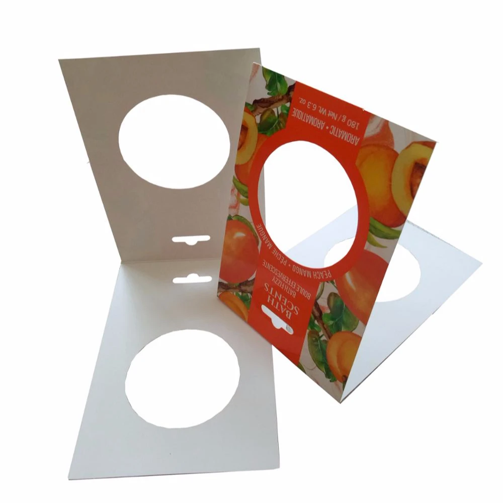 Высококачественные блистерные бумажные карточки для косметики