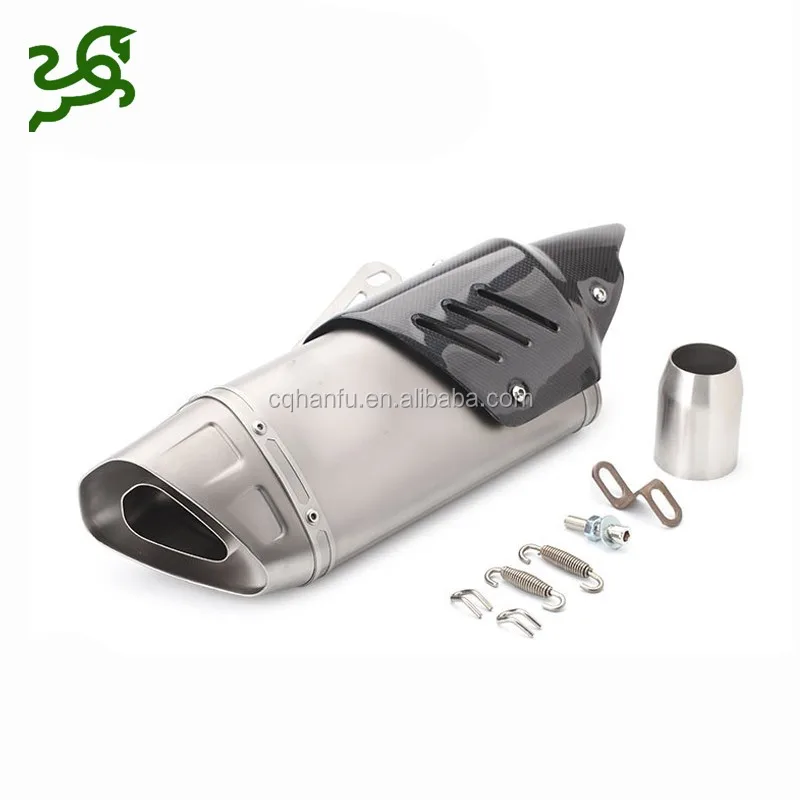 Выхлопной глушитель из углеродного волокна для мотоцикла, велосипеда-внедорожника, выхлопная труба для ZX6R/10/Z250 300/R3/25 R6 K6 K7 K8K9