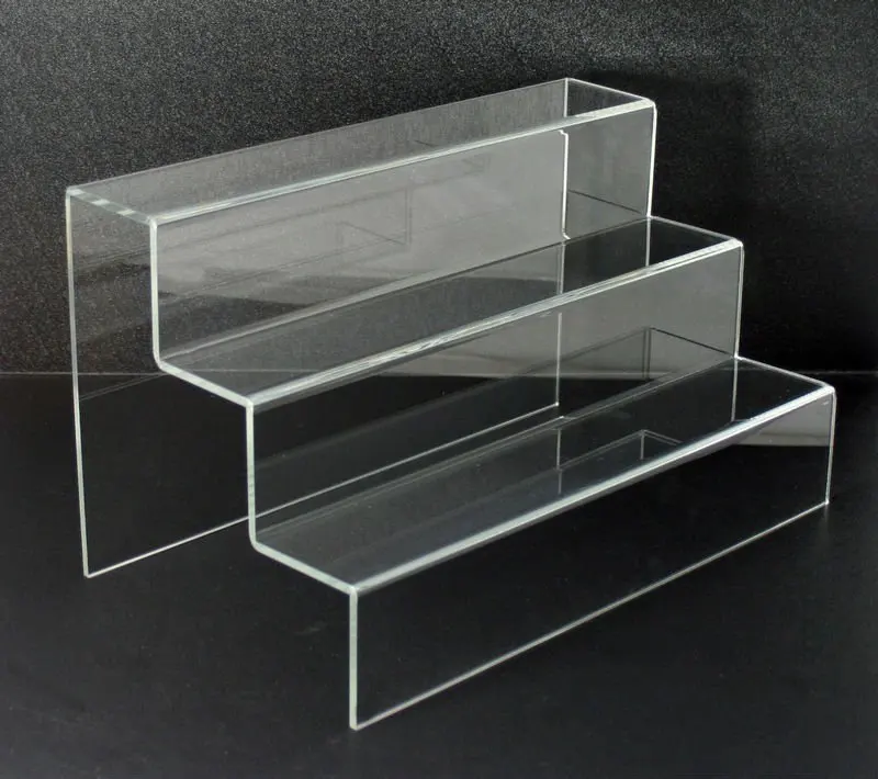 Large 32cm wide Acrylic 3 Step Riser Brand New Stock in Sydney. Sturdy 