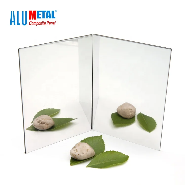 Полированный алюминиевый зеркальный лист alucobond, алюминиевые композитные панели