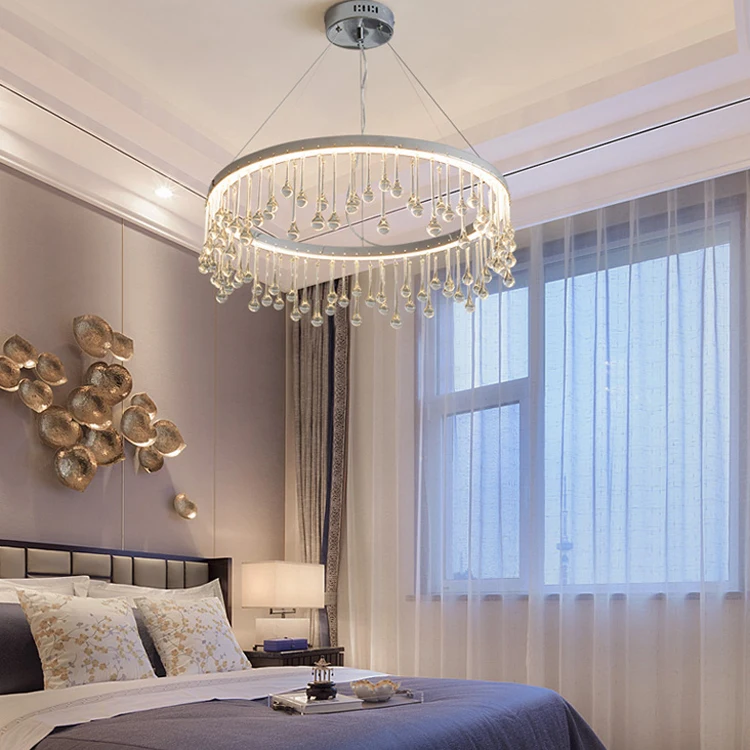 Modern ceiling chandelier crystal pendant lighting for living room decor ETL86090