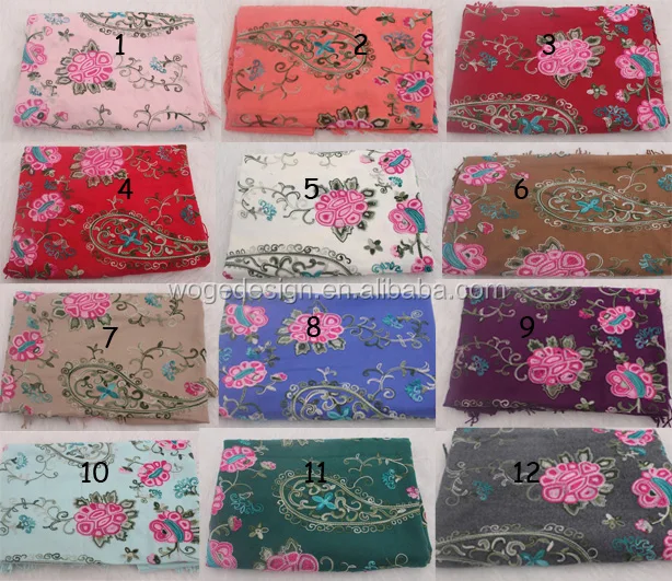 Винтажная Женская шаль из вискозы и кашемира