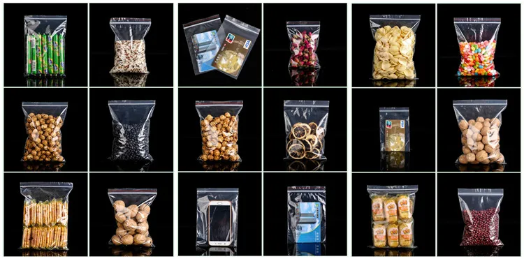 Eco friendly medication packaging clear ziplock small plastic bags for drugs