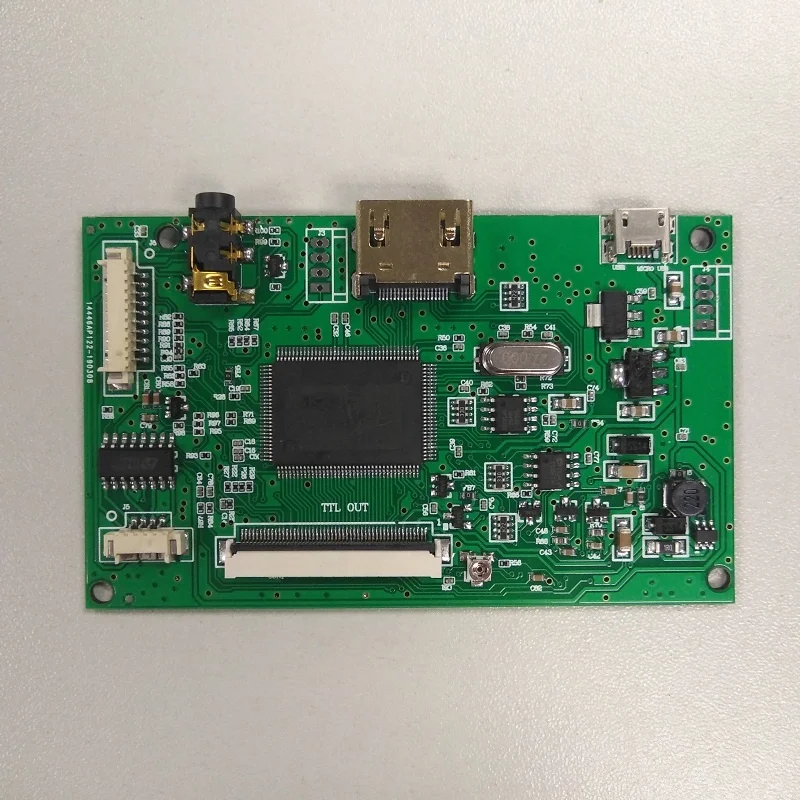 PCB800812  Small lcd HDM 40 pin 50 pin TTL LVDS Micro USB power lcd controller board
